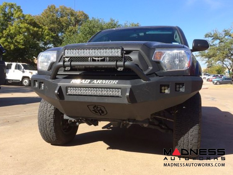 Toyota Tacoma Stealth Front Non-Winch Bumper Pre-Runner Guard - Texture Black