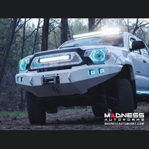 Toyota Tacoma Stealth Front Winch Bumper - Raw Steel WARN M8000 Or 9.5xp