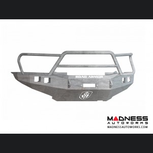 Toyota Tacoma Stealth Front Winch Bumper Lonestar Guard - Raw Steel WARN M8000 Or 9.5xp