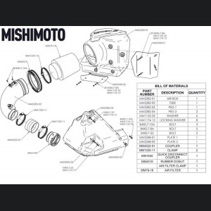 Toyota Supra Perfomance Air Intake - Mishimoto