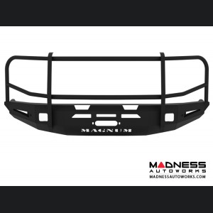 Toyota Tundra Magnum Grille Guard Series - Winch Bumper w/ Parking Sensors - Square - Front