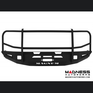 Toyota Tundra Magnum Grille Guard Series - Winch Bumper w/o Parking Sensors - Square - Front