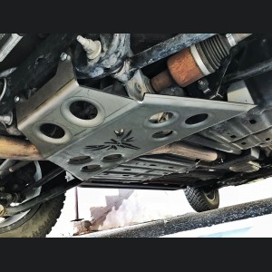 Jeep Compass Skid Plate - Rear Differential - Black Powdercoated Finish