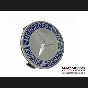 Mercedes Benz Center Wheel Cap - Blue - Large (1)