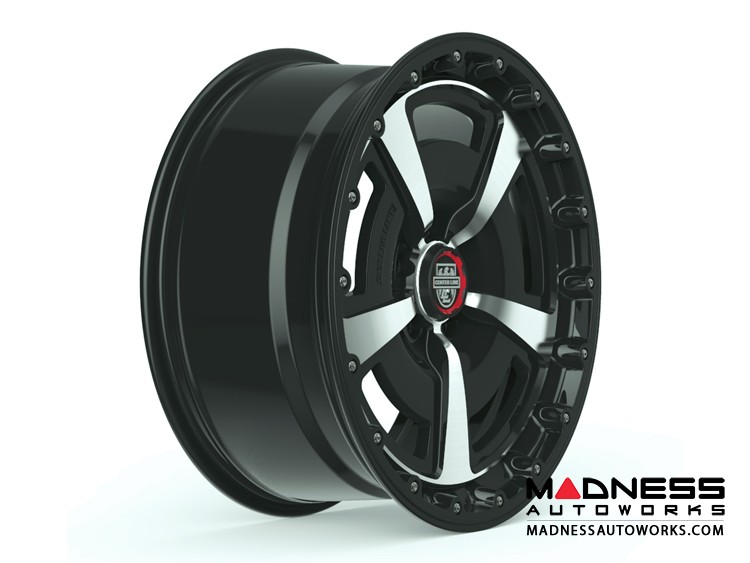 Custom Wheels by Centerline Alloy - MM2MB - Gloss Black w/ Machined Face
