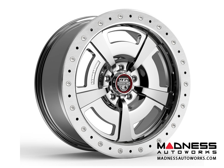 Custom Wheels by Centerline Alloy - MM2MS - Gloss Silver w/ Machined Face