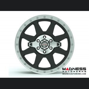 Custom Wheels by Centerline Alloy - RT2MX2 - Satin Black w/ a Machined Center and Ring