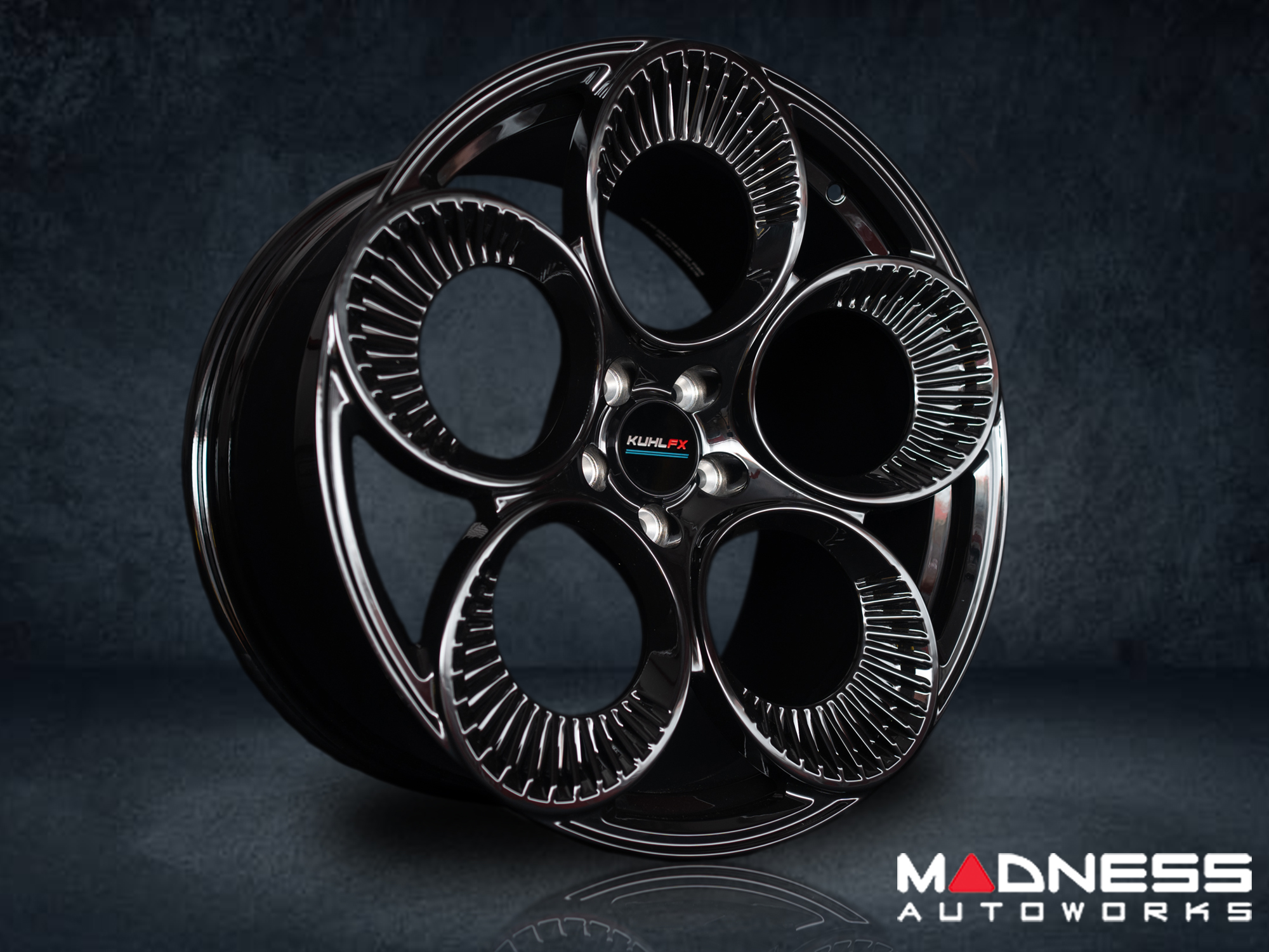 Giulia Rims Alfa Romeo Giulia Custom Wheels - KuhlFX - Forged - Gloss Black - set ...