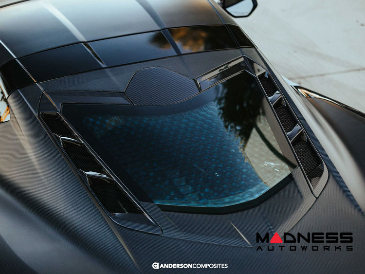 Chevrolet Corvette C8 Carbon Fiber Rear Hatch Vents - Anderson ...