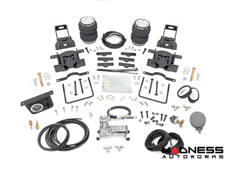 Ford Super Duty Air Spring Kit - 4WD - 3 to 6in Lift w/ Air Compressor ...