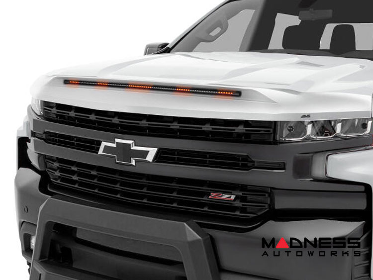 Chevrolet Silverado 1500 Hood Shield - AVS Aeroskin Pro - Low Profile w ...