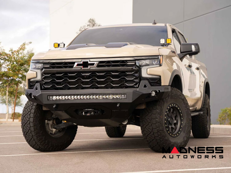 Chevrolet Silverado 1500 ZR2 Front Bumper - Stealth Fighter, F120083030103