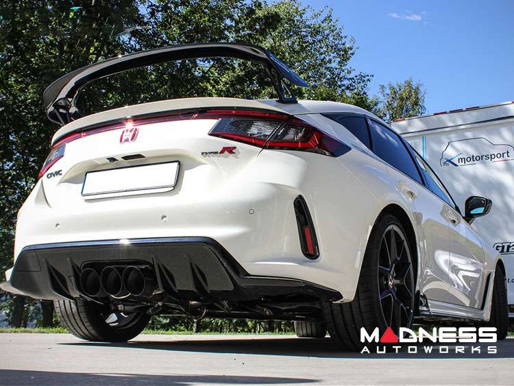 Honda Civic Type-R Performance Exhaust - 2.0L - Non-Resonated - Black Tip - 65mm - FL5 (2023+)