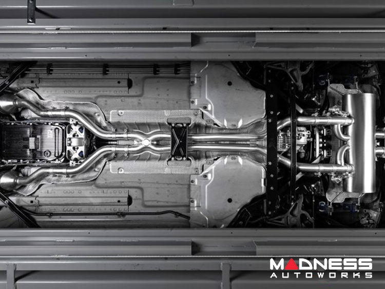Jaguar F-TYPE Performance Exhaust System - Ragazzon - 3.0L V6 - Center Exit - Vacuum Valve Design - Non Resonated - Dual Tip 