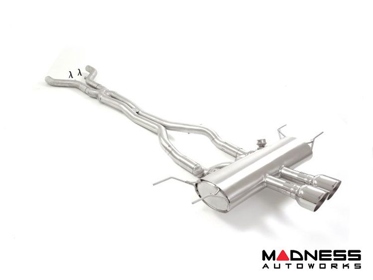Jaguar F-TYPE Performance Exhaust System - Ragazzon - 3.0L V6 - Center Exit - Vacuum Valve Design - Non Resonated - Dual Tip 