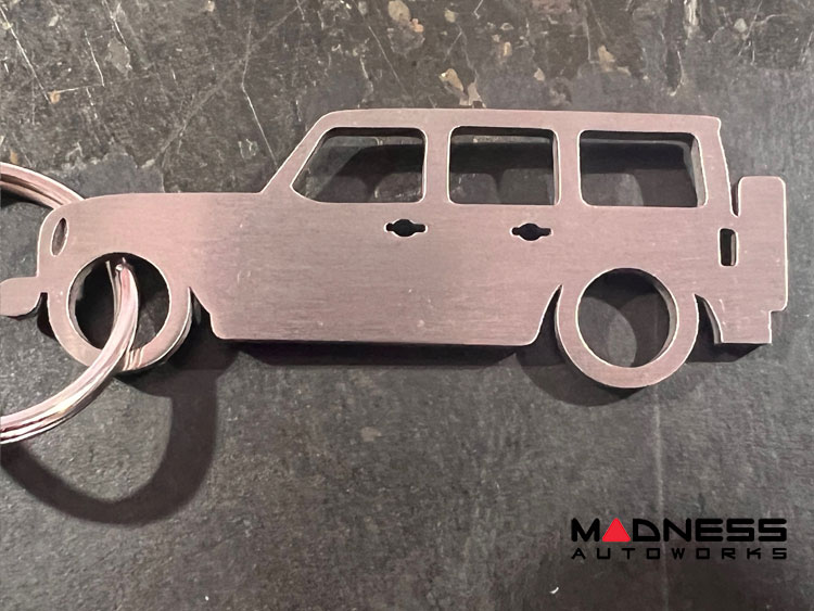 Keychain - Jeep Wrangler Silhouette