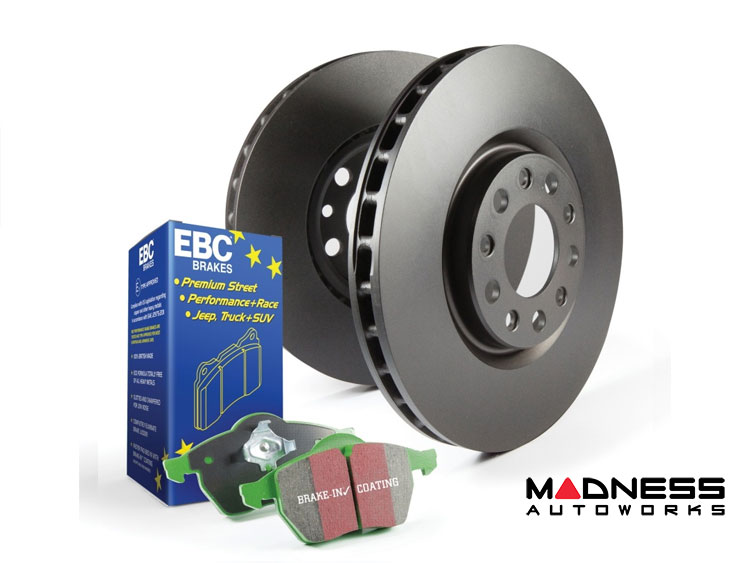 Jeep Renegade Brake Pads + Rotors - Rear - RK Series Premium Rotors - Greenstuff Brake Pads