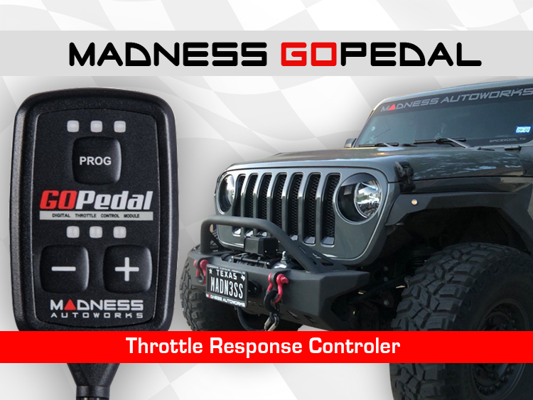 Jeep Wrangler JL Throttle Response Controller - MADNESS GOPedal