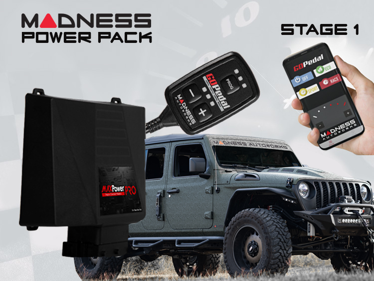 Jeep Wrangler JL MADNESS Power Pack PRO - 3.0L Turbo Diesel - Stage 1