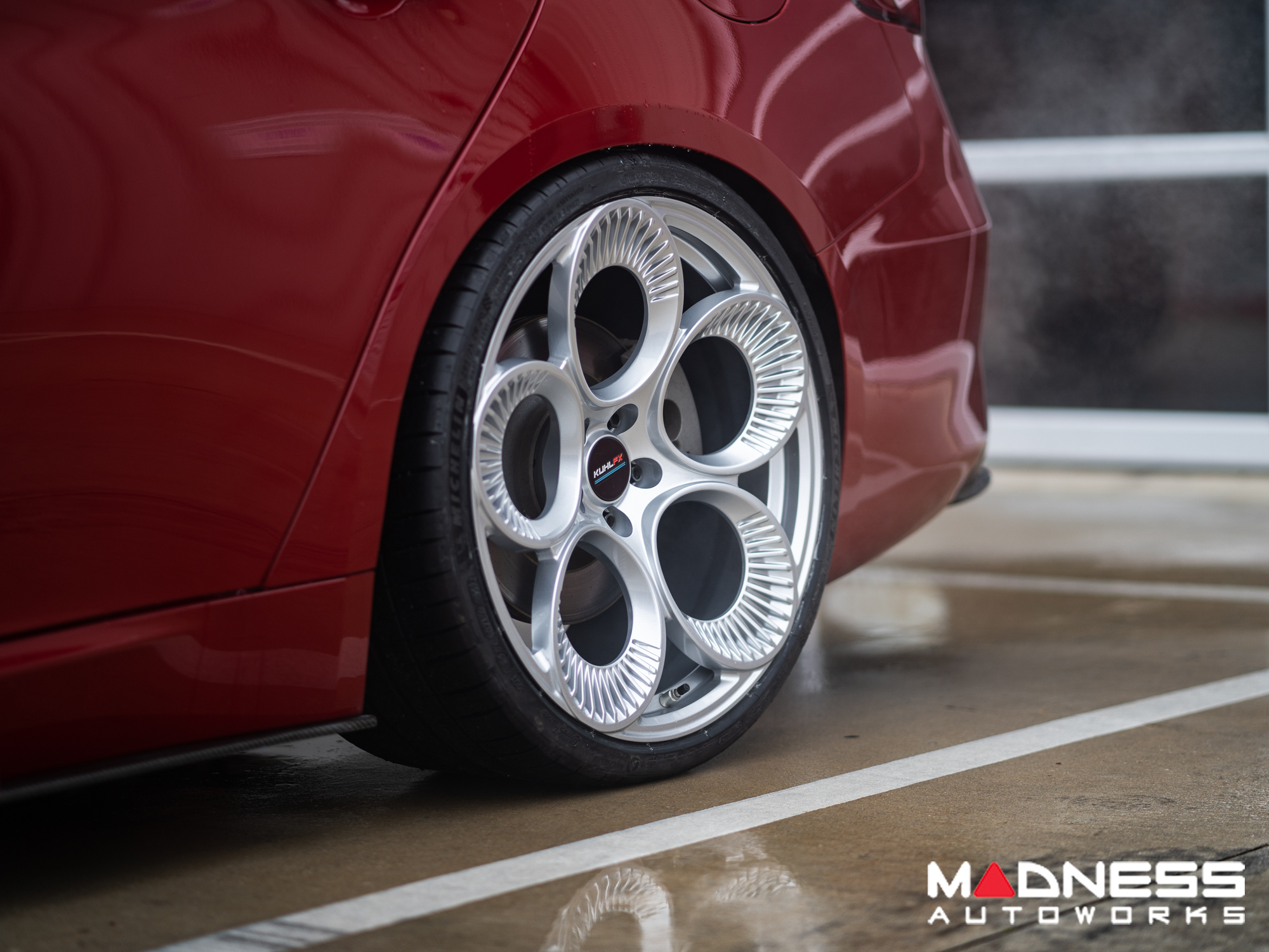Alfa Romeo Giulia Custom Wheels - KuhlFX - Forged - Gloss Silver - set ...
