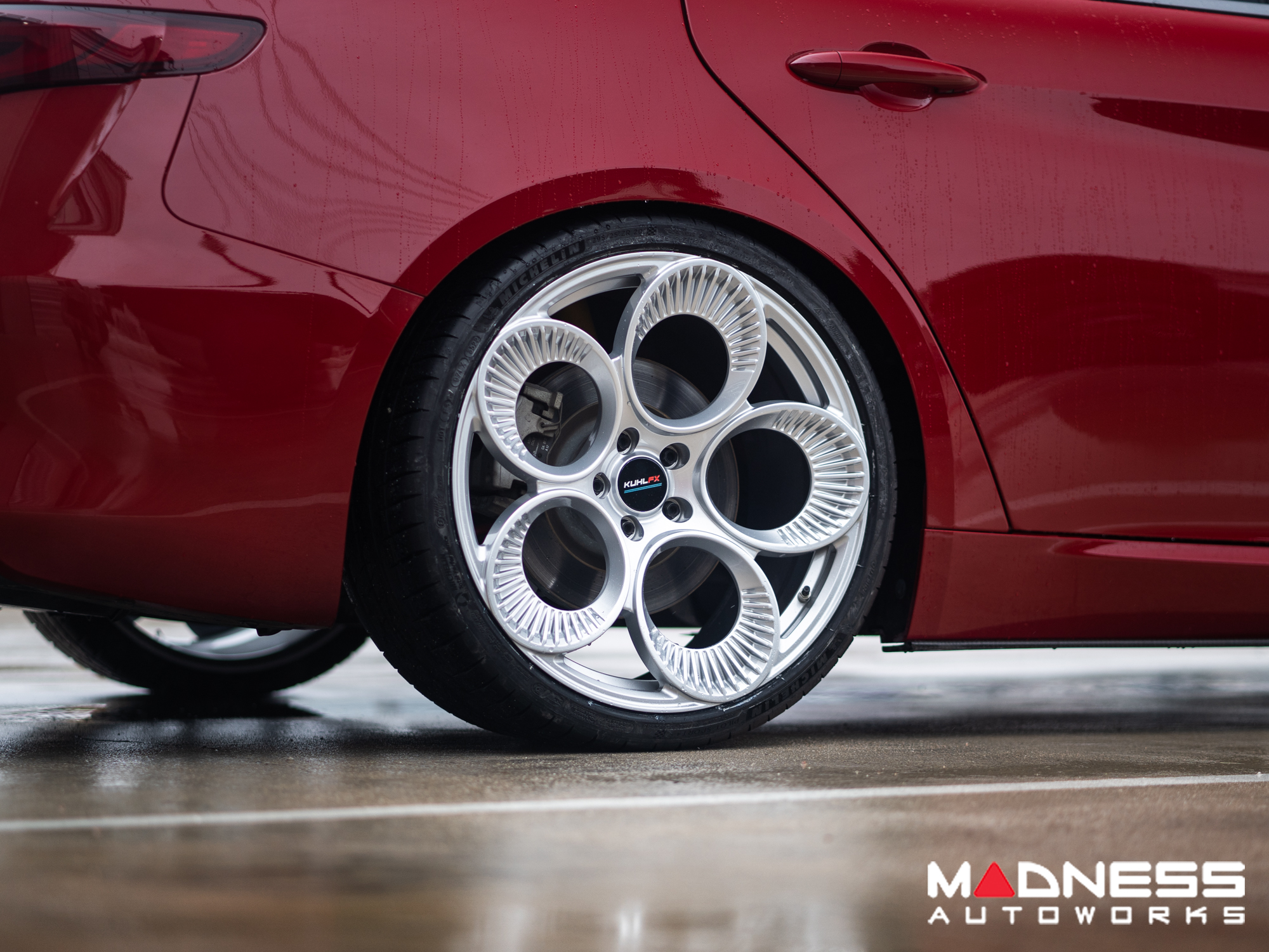Alfa Romeo Giulia Custom Wheels - KuhlFX - Forged - Gloss Silver - set ...