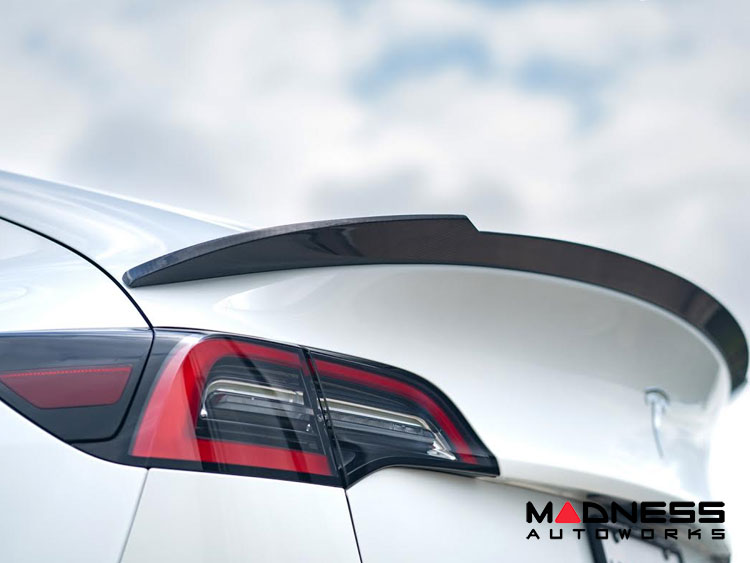 Tesla Model Y Carbon Fiber Spoiler - Real Molded Carbon Fiber