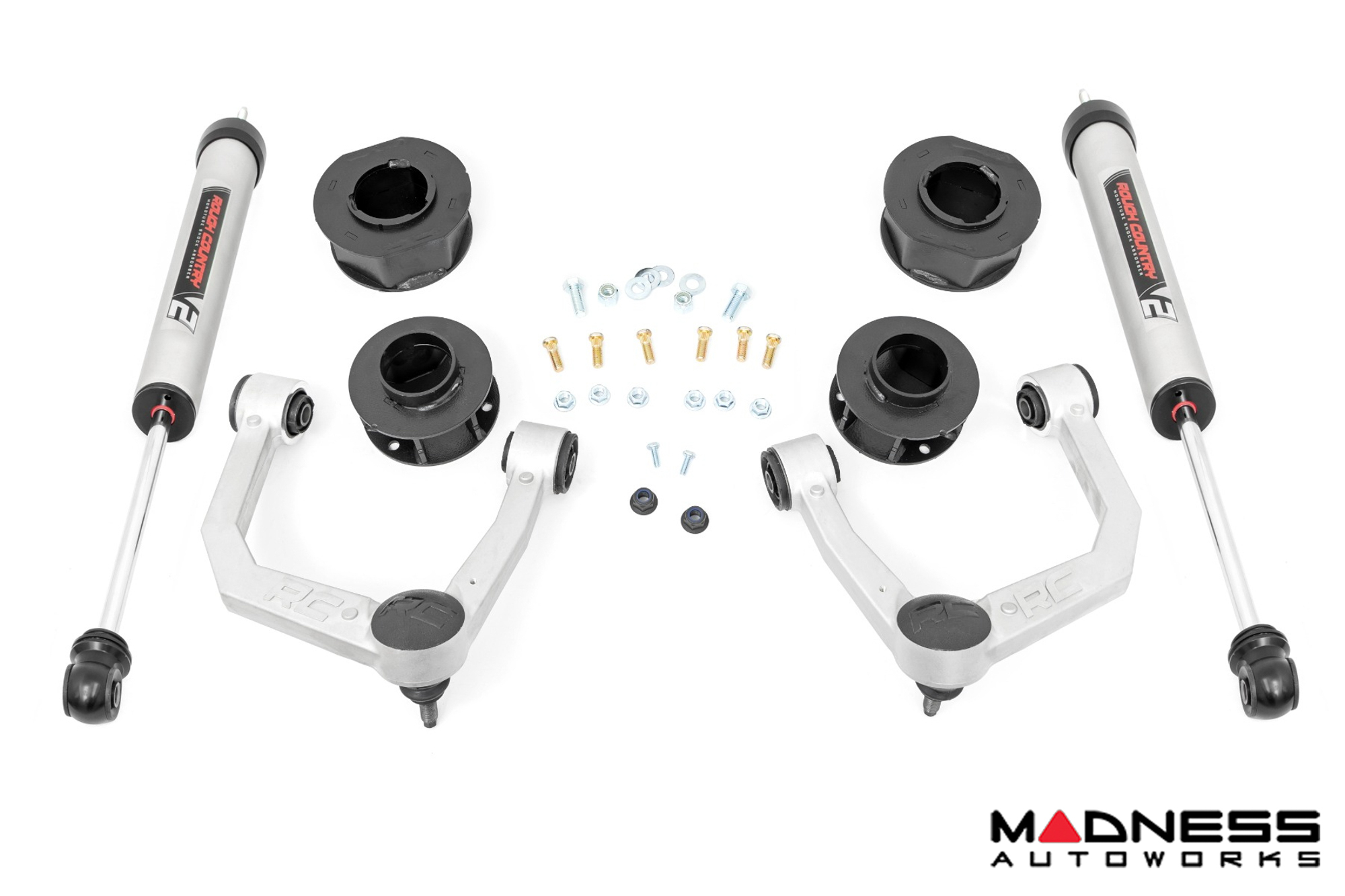 Toyota 4Runner - 3.5" Lift Kit - V2 Monotube Shocks - Rough Country 