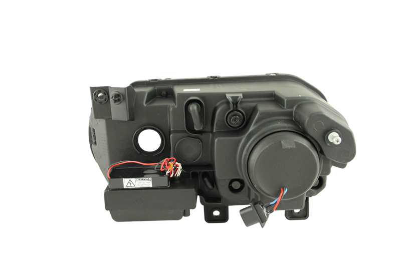 Dodge Challenger Projector Headlights - ANZO - w/Halo, Clear Lens, CCFL - Chrome Housing - `08-`14