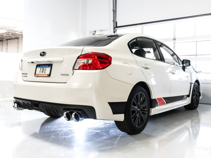 Subaru WRX Performance Exhaust - Rear - AWE Tuning - Cat-Back Touring - Chrome Silver - 2015