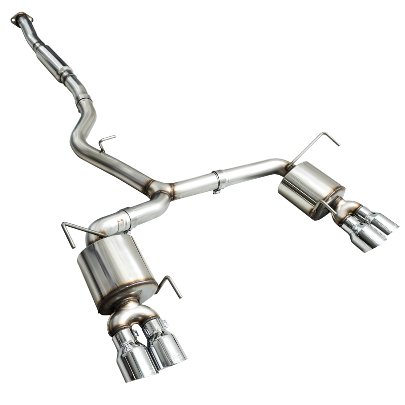 Subaru WRX Performance Exhaust - Rear - AWE Tuning - Cat-Back Touring - Chrome Silver - 2015