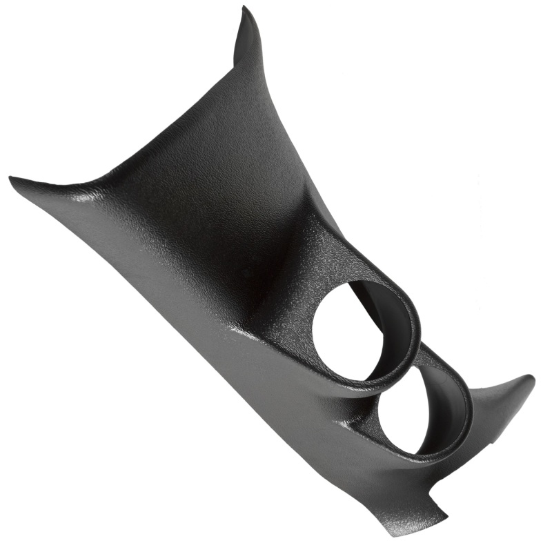 Dodge Challenger Gauge Pod - AutoMeter - 2-1/16in Dual Pillar - Black - `08-`13