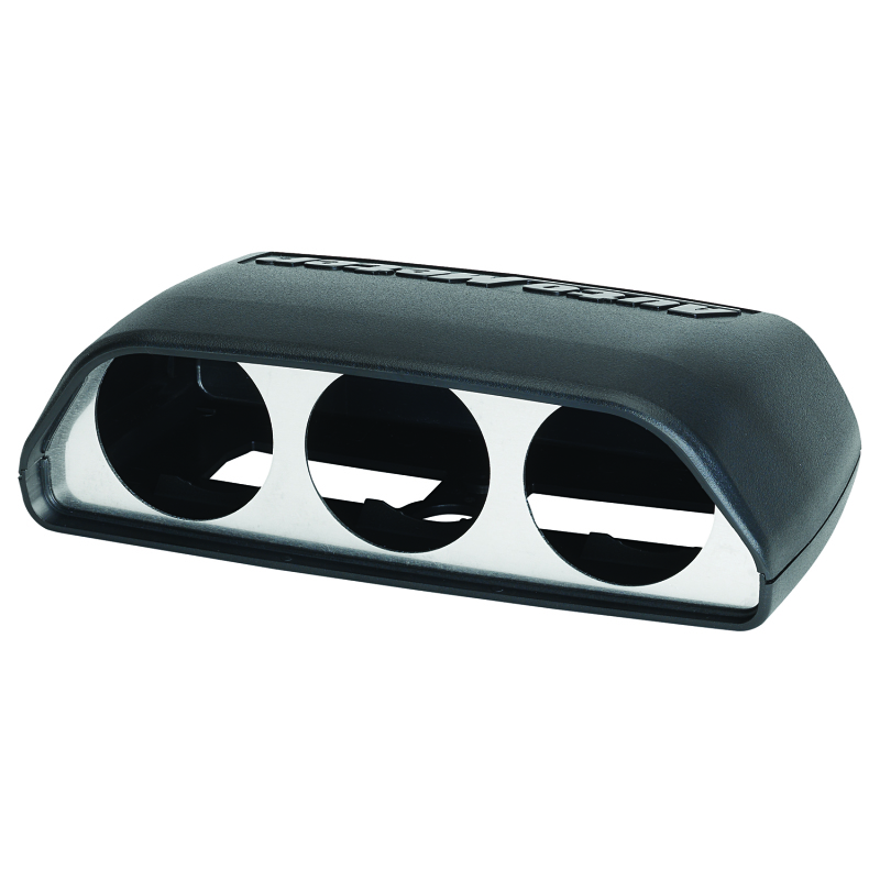 Dodge Challenger Gauge Pod - Dash - AutoMeter - Triple Dash Pod - Black - `08-`11