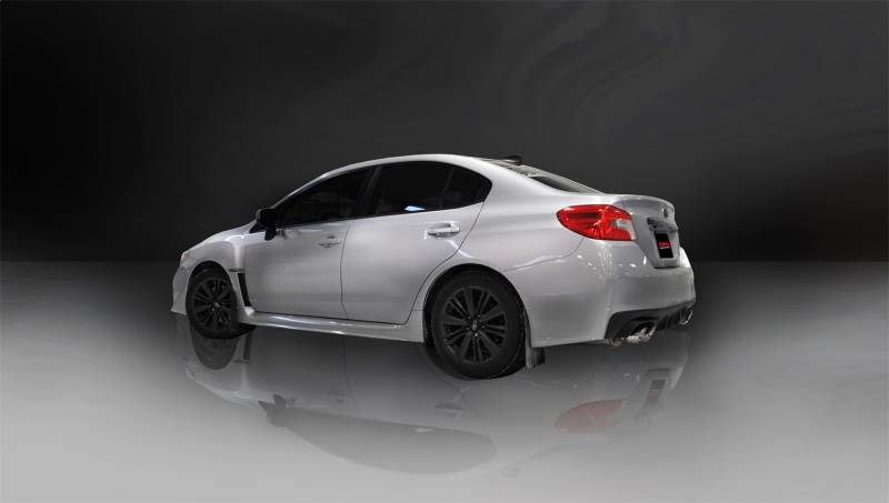 Subaru WRX Performance Exhaust - Dual Rear Exit - CORSA Performance - Cat Back Sport with 3.5in Tips - Polished - `15-`21