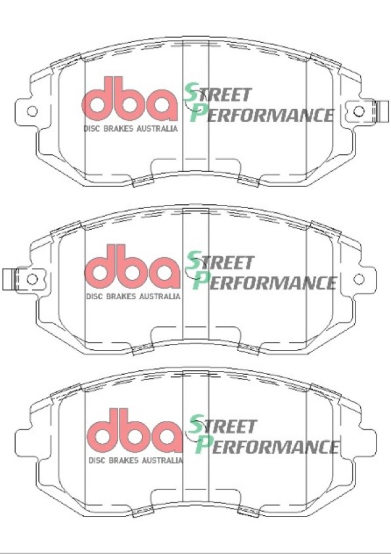 Subaru WRX Brake Pads - Front - DBA - SP500 - `03-`05