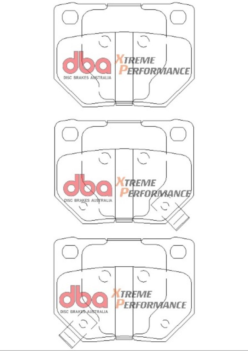 Subaru WRX Brake Pads - Rear - DBA - XP650 - `06-`07
