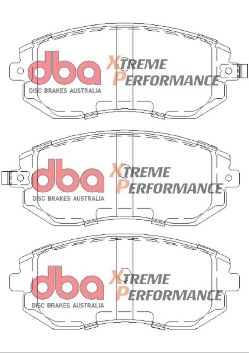 Subaru WRX Brake Pads - Front - DBA - XP650 - `03-`05