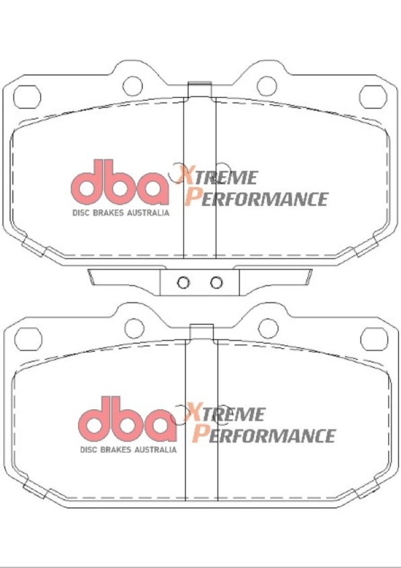 Subaru WRX Brake Pads - Front - DBA - XP650 Xtreme Performance - `06-`07