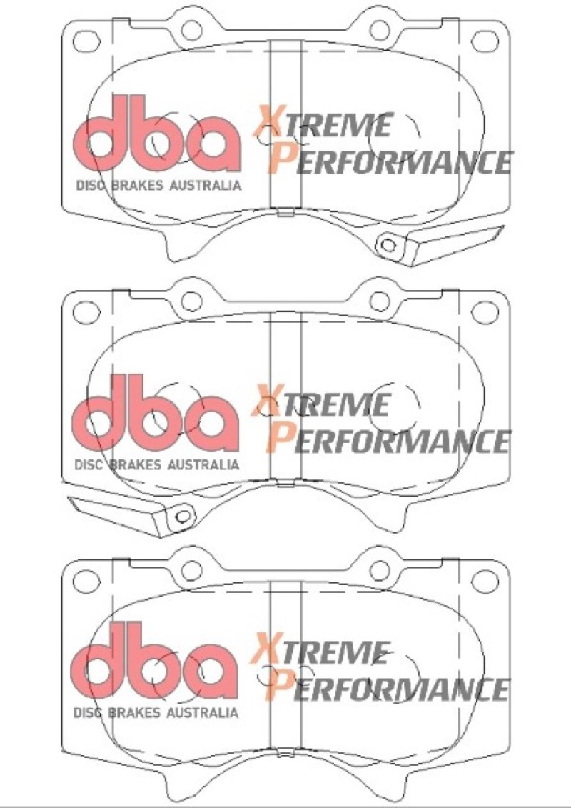 Toyota Tacoma Brake Pads - Front - DBA - XP650 - 2015
