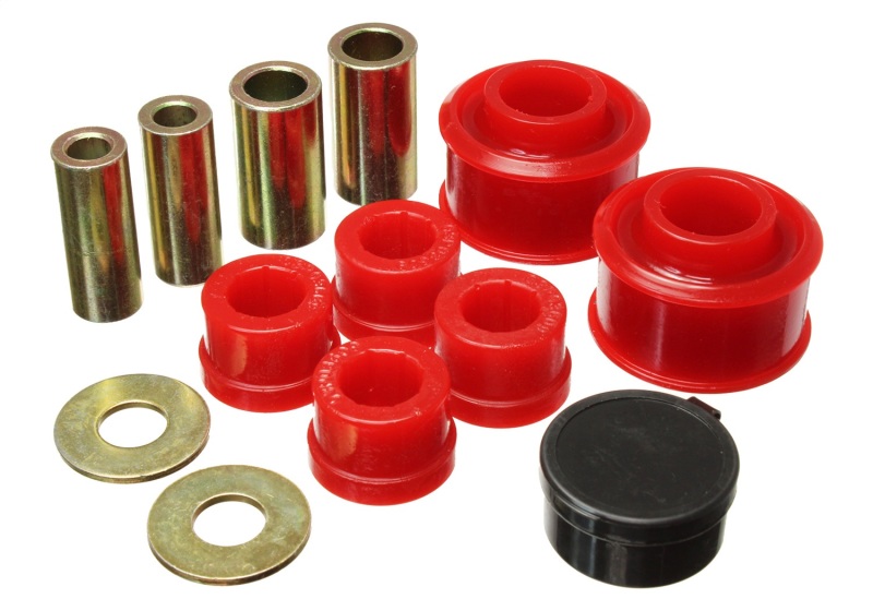 Subaru Legacy Suspension Control Arm Bushing Kit - Front - Energy Suspension - Hyper-Flex - Red - `05-`09