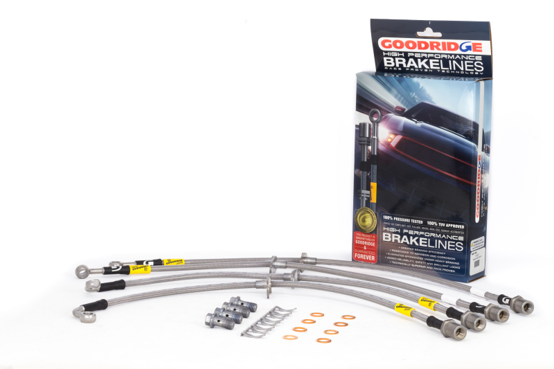 Subaru Legacy Brake Line Kit - Front + Rear - Goodridge - G-Stop - `10-`12