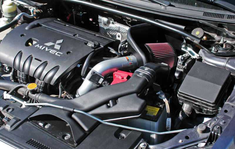 Mitsubishi Lancer Performance Air Intake - K&N Engineering - Typhoon Short Ram - Silver - 2007