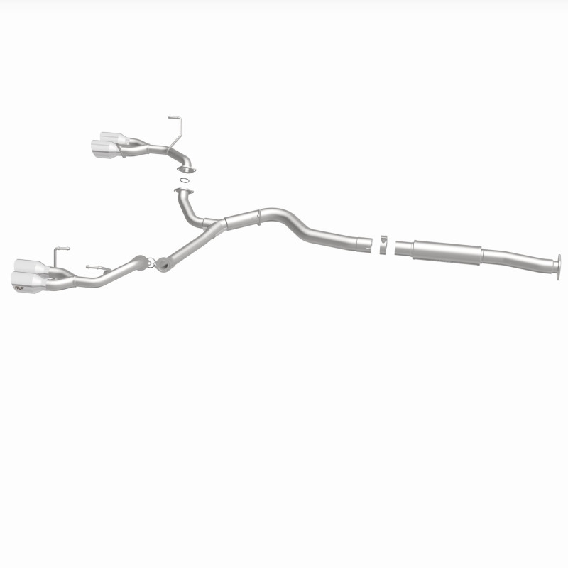 Subaru WRX Performance Exhaust - Rear - Magnaflow - Competition Series Cat-Back - Polished - `11-`18