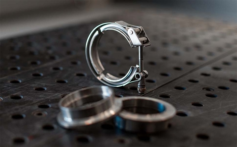 Ford Mustang Performance Exhaust - Magnaflow - Integrated V-Band Flanges - `18-`22