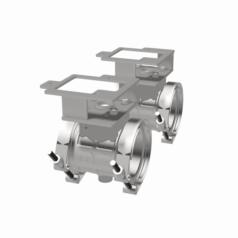 Ford Mustang Performance Exhaust - Magnaflow - Integrated V-Band Flanges - `18-`22