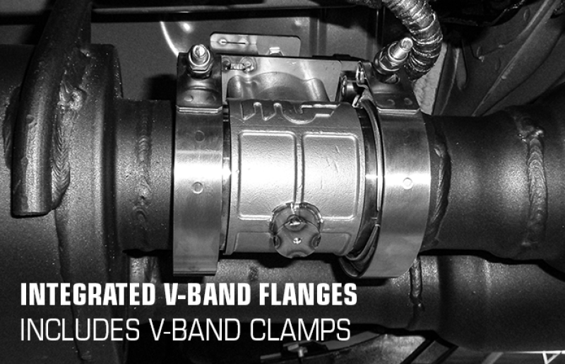 Ford Mustang Performance Exhaust - Magnaflow - Integrated V-Band Flanges - `18-`22