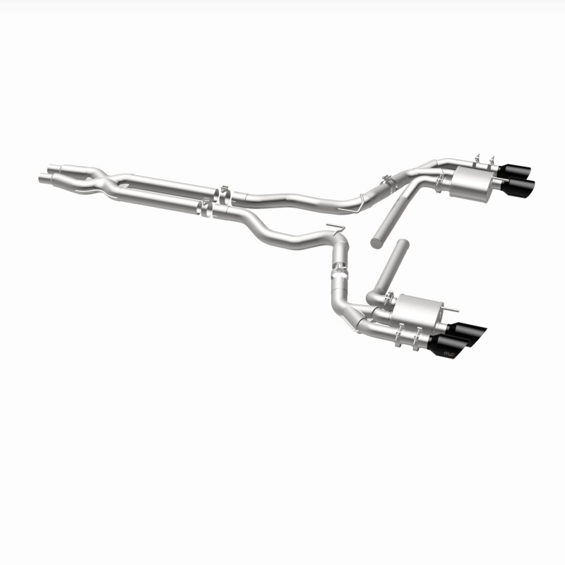 Ford Mustang Performance Exhaust - Rear - Magnaflow - NEO Series Cat-Back - Black Chrome - `18-`23