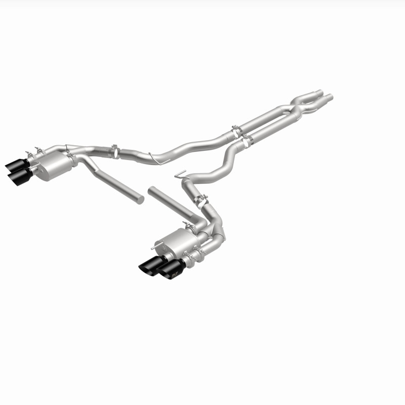 Ford Mustang Performance Exhaust - Rear - Magnaflow - NEO Series Cat-Back - Black Chrome - `18-`23