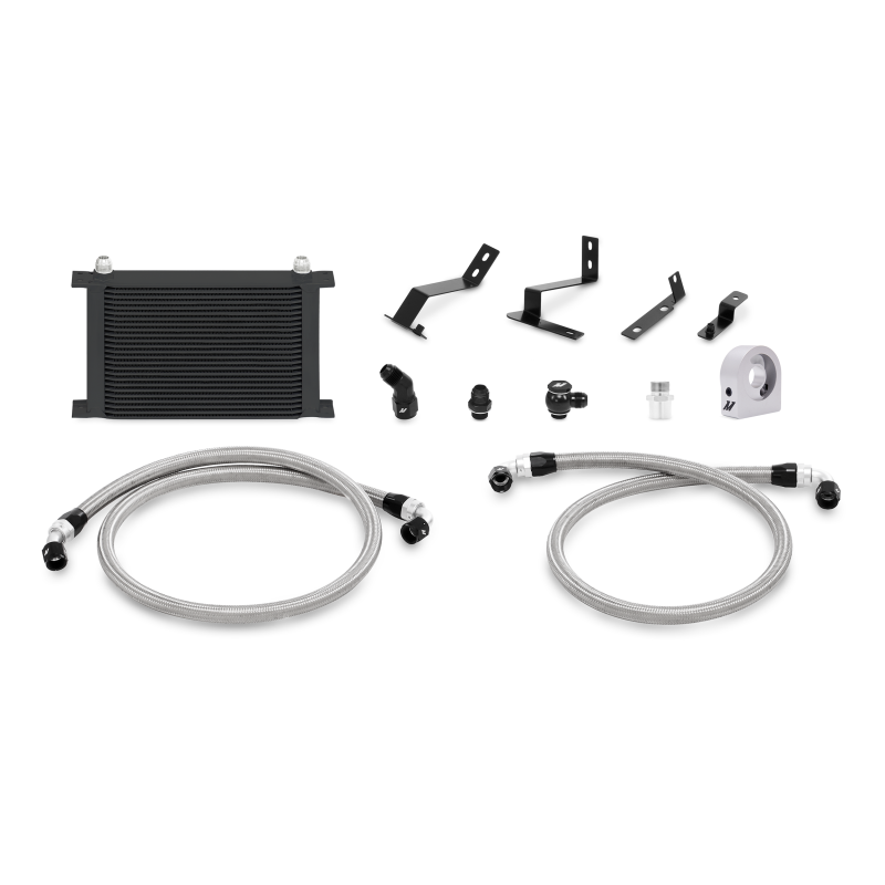 Chevrolet Camaro SS Oil Cooler Kit - Mishimoto - 25-Row Stacked Plate - Black - `16-`17