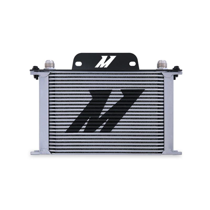Chevrolet Camaro SS Oil Cooler Kit - Front - Mishimoto - Non-Thermostatic, 25-row stacked plate - Silver - `10-`15