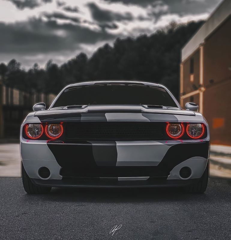 Dodge Challenger Surface Mount Halo Kit - Headlight - ORACLE Lighting - Surface Mount Dynamic ColorSHIFT - Dynamic ColorSHIFT - `08-`14